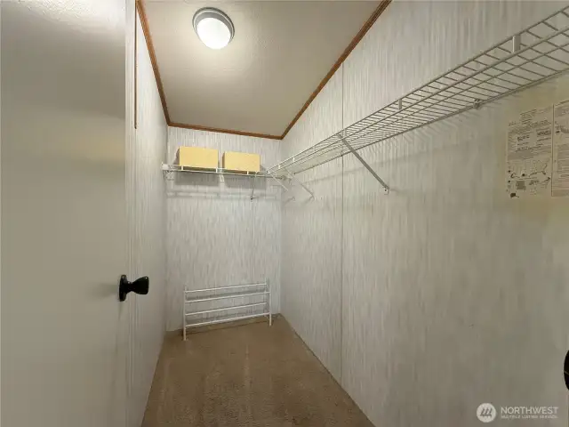 Primary Walk in Closet