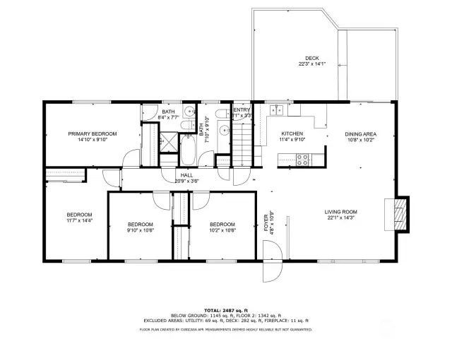 Upstairs Floor Plan