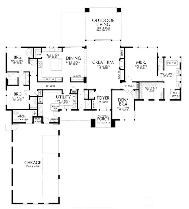 Image is the architects rendering.  Builder reserves the right to make changes at any time without notice.