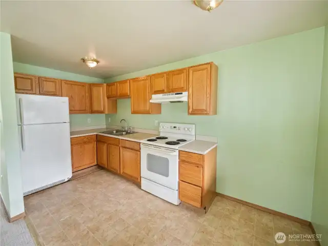 Kitchen to unit 1.