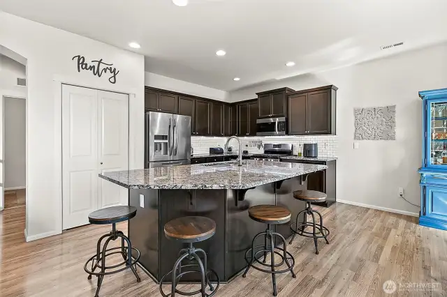 Kitchen and pantry