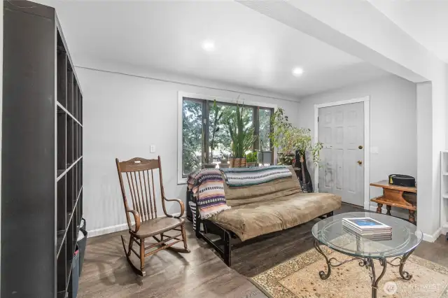 Entry and living room