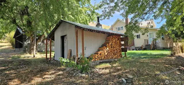 Wood Burning Furnace Shed/Wood Storage