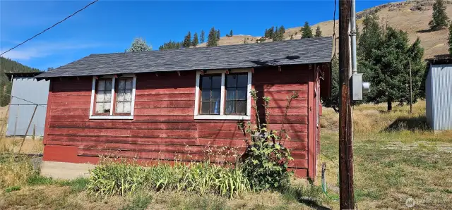 Side of Hobby Shed