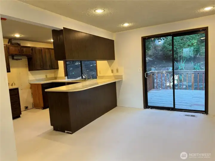 Kitchen With Eating Space