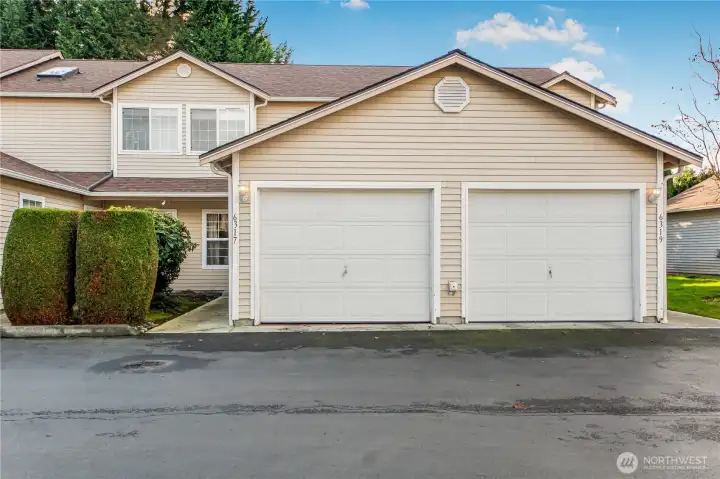 Attached garage and additional assigned parking spot right out your front door.