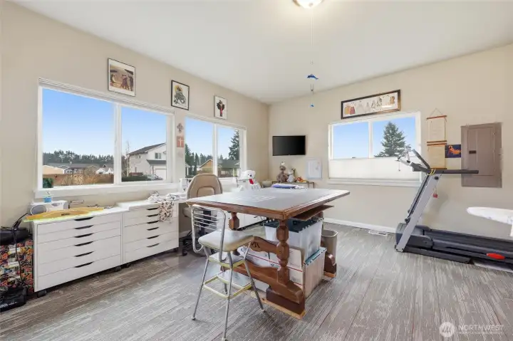 Now you can see more of it! Third bedroom.