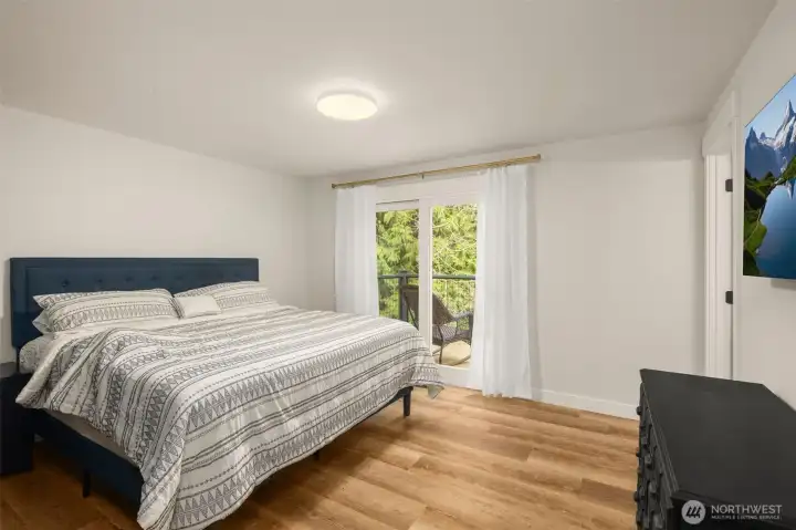 Private Primary Suite on upper level