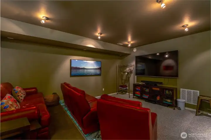 Lower Level Media Room