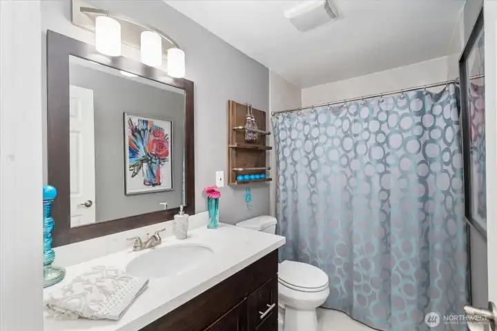 Main floor bathroom easy for guests