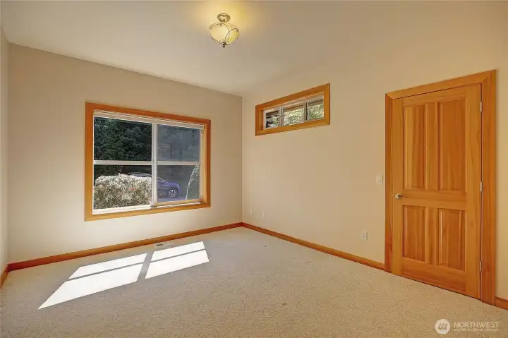 Guest bedroom on the main level