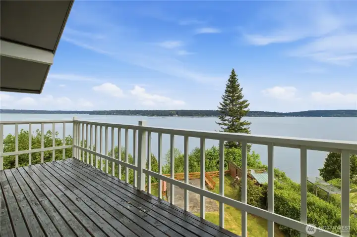 View from your Deck off the living room