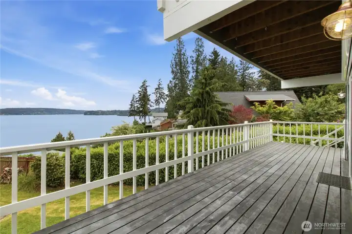 Sound view from your deck off the living room