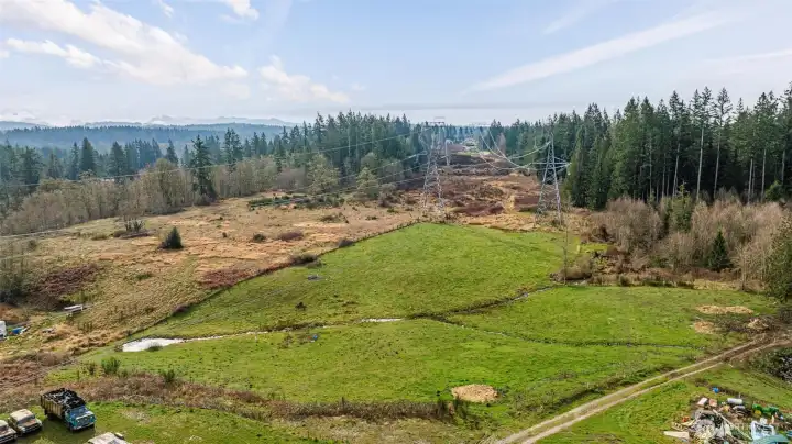 Gentle rolling hills create character throughout the site.