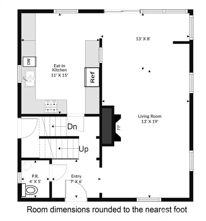 Main floor floorplan