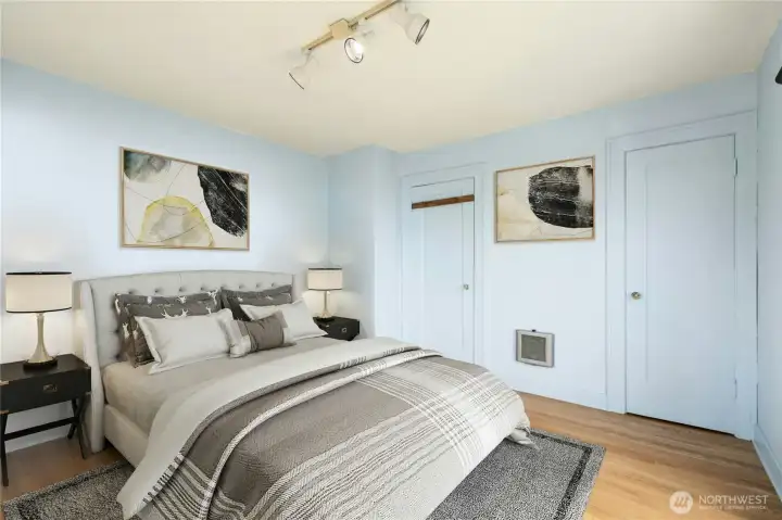 Enjoy waking to that same sound view.