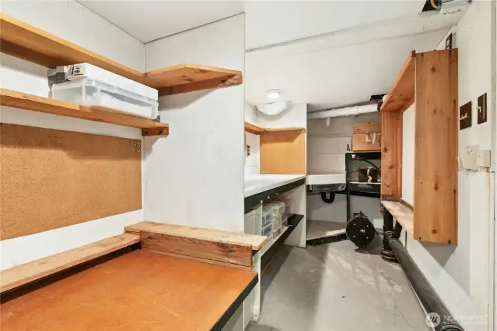 Dark room plumbed