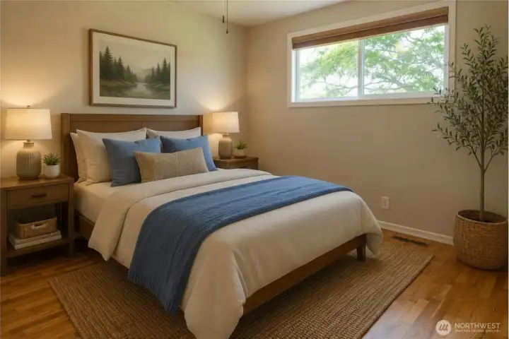 Bedroom 1 - Virtual staging