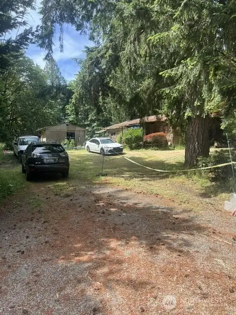 As you enter the yard.