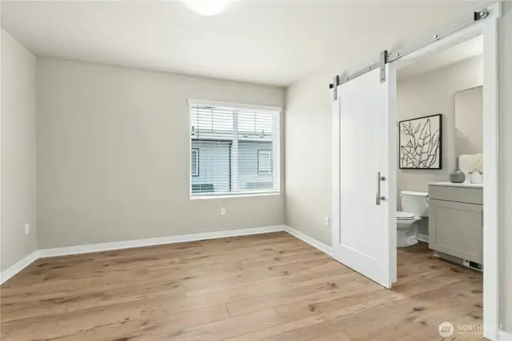 Rare second upstairs ensuite bedroom offering privacy and flexibility.
