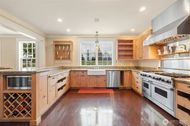 Double ovens.