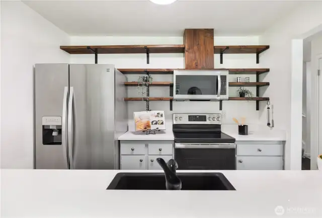 Sleek kitchen