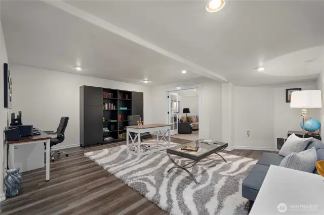 4th very lg. bdrm currently used as office
