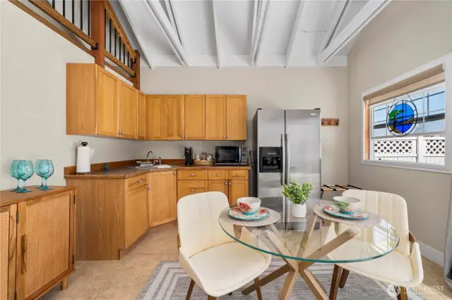 Kitchenette inside cabana