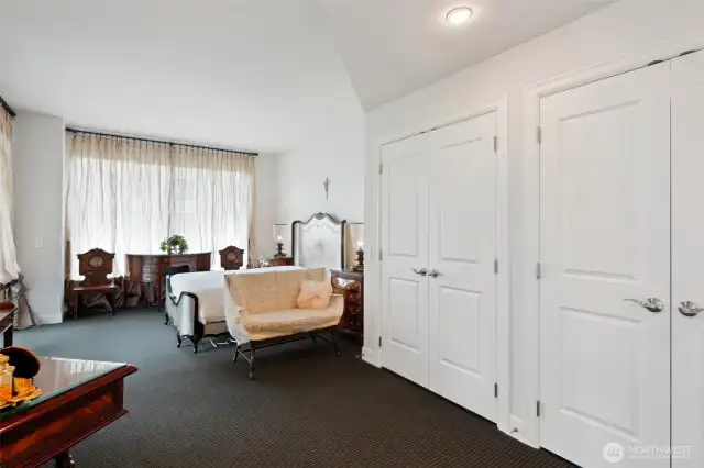 Spacious Primary Bedroom with Large Closets