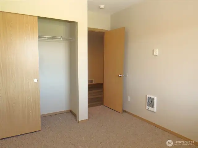 VIEW OF THE GUEST ROOM AND CLOSET TOWARD THE ENTERTAINMENT AREA!