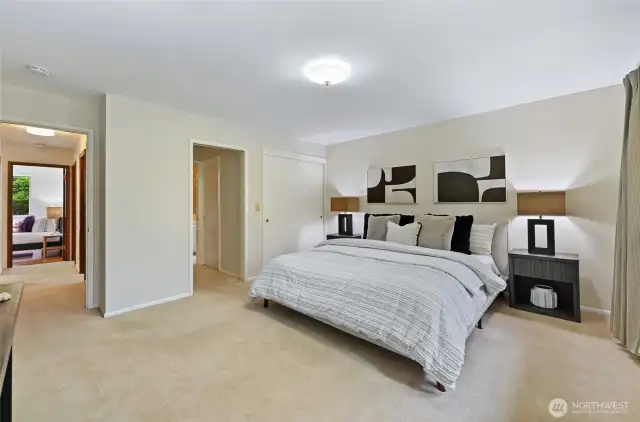 Primary Bedroom w. En Suite 3/4 Bath