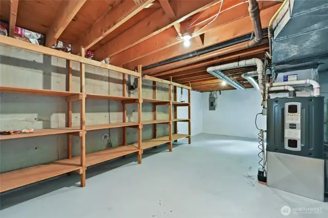 Mechanical Room with Additional Storage