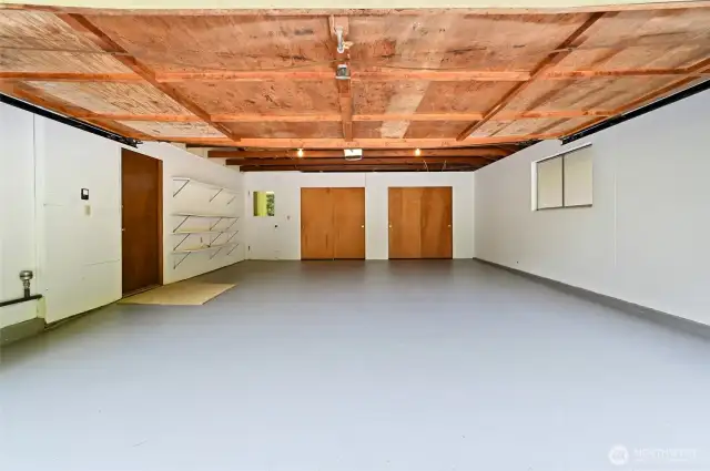Spacious 2-Car Garage with Storage