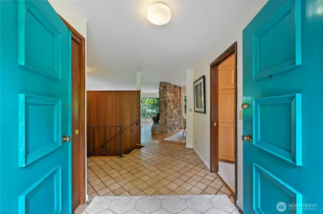 Gracious Front Entrance