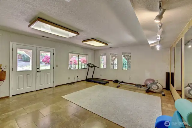 Main floor studio area