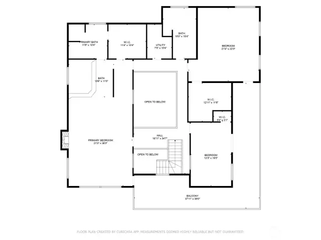 Second Level Floorplan