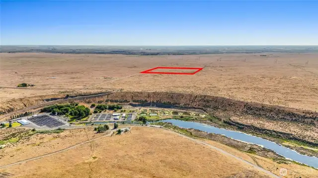 As you can see, the property is very close to the fish hatchery. Two options to get to the property: go down the gravel road to the fish hatchery from Hiway 17, or go a little farther down 17 to Road 19 and come up on the paved road to Road 16.