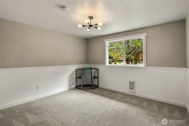 second bedroom has newer carpet