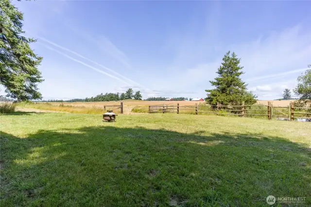 Looking NW from the rustic camp area.