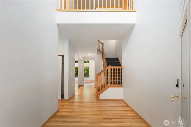High Ceilings in Front Entry Way