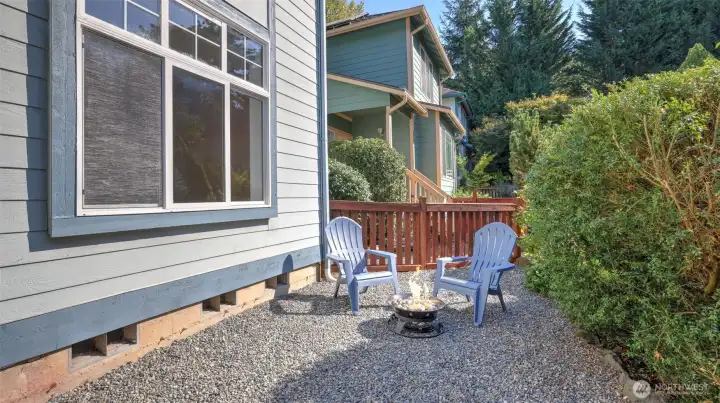 Low maintenance yard.