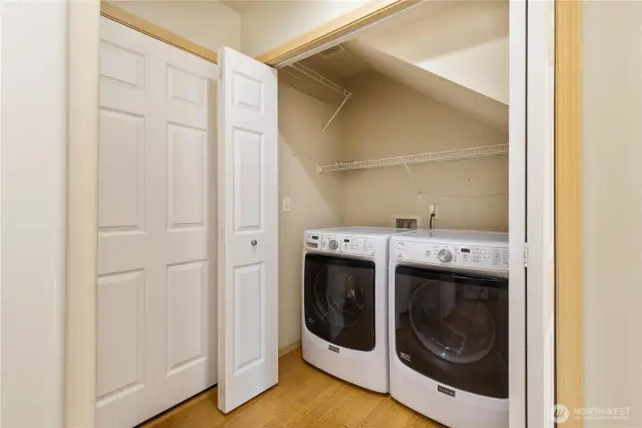 Utility room on the main level