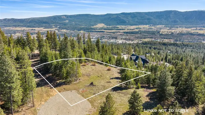 Lot is 1.75 acres, partially cleared and ready for you to build your dream mountain home!