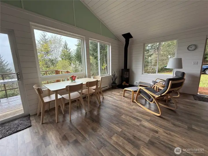 Large windows provide outstanding views