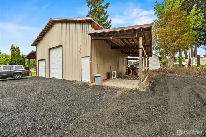 36x36 shop with 2-12x36 lean to's