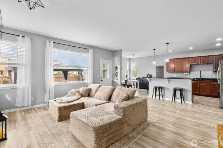 Open Concept Living Room, Dining Room, Kitchen Open Concept Living Room, Dining Room, Kitchen