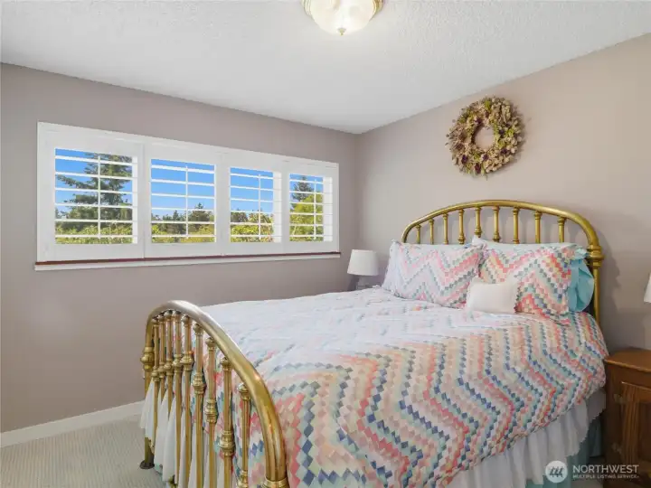 This room has been used for guests, it has a nice size closet too!