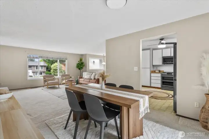 Dining area perfect for everyday meals and celebrations