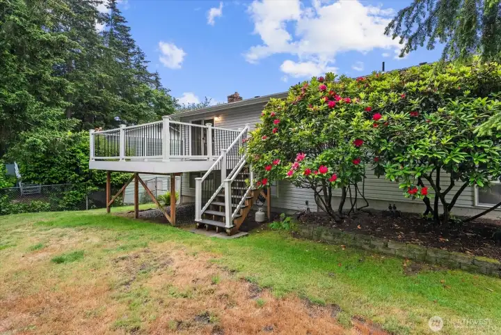 Peaceful outdoor setting to enjoy year-round