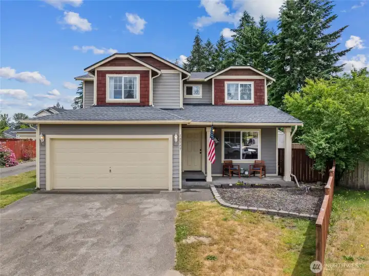 Welcome home to this charming 3-bedroom, 2.5-bath home located on a cul-de-sac in the heart of Yelm. Less than 10 year old roof. Installed by prior sellers. Welcome home to this charming 3-bedroom, 2.5-bath home located on a cul-de-sac in the heart of Yelm. Less than 10 year old roof. Installed by prior sellers.
